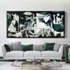 Picasso Guernica Kunstverk Plakat Lerretstrykk Berømt Maleri Reproduksjon Veggkunst Bilder for Hjemmedekorasjon Rom Stue