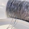 No Fade 2meters Stainless Steel Chains for Jewelry Making Supplies Bracelet Necklace Earrings High Quality Chain DIY Accessories