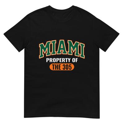 305 Miami Vibes Urban Style Miami Beach Graphic Design T-Shirt