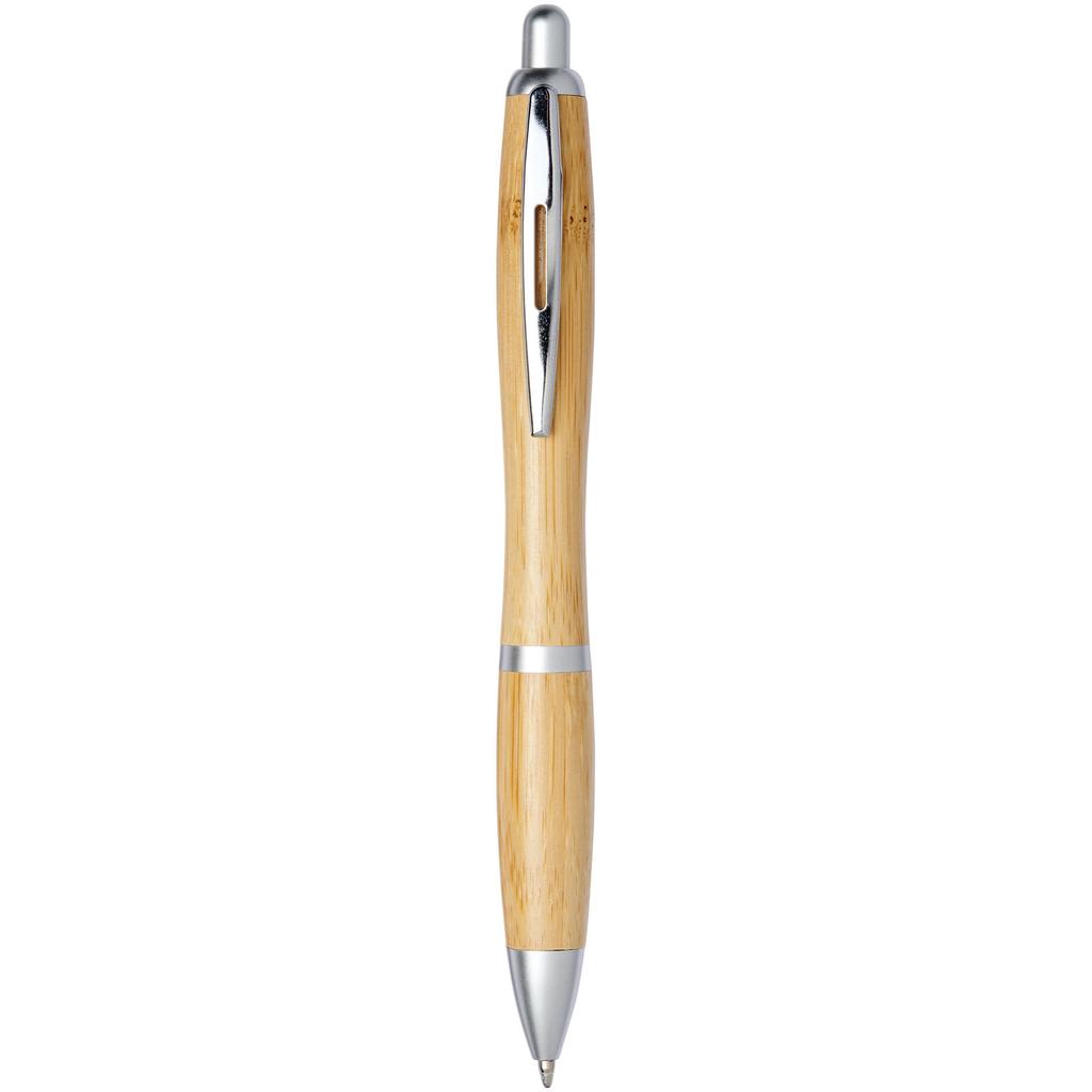 Bamboo pen "Nash" (blue ink) Natural