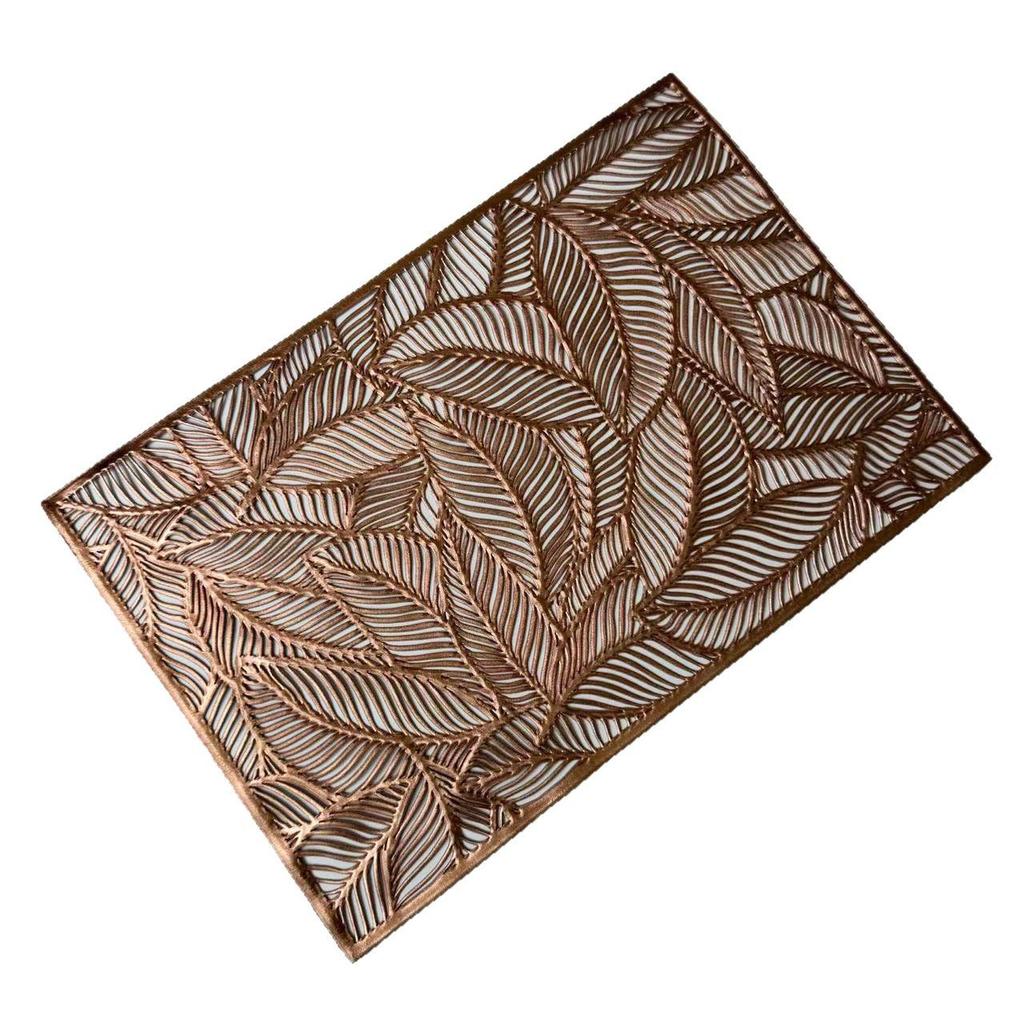 Non-Slip Table Mat Tea Coaster Bowl Pad Washable PVC Dining Table Placemats Modern Home Decoration Accessories for Anniversary