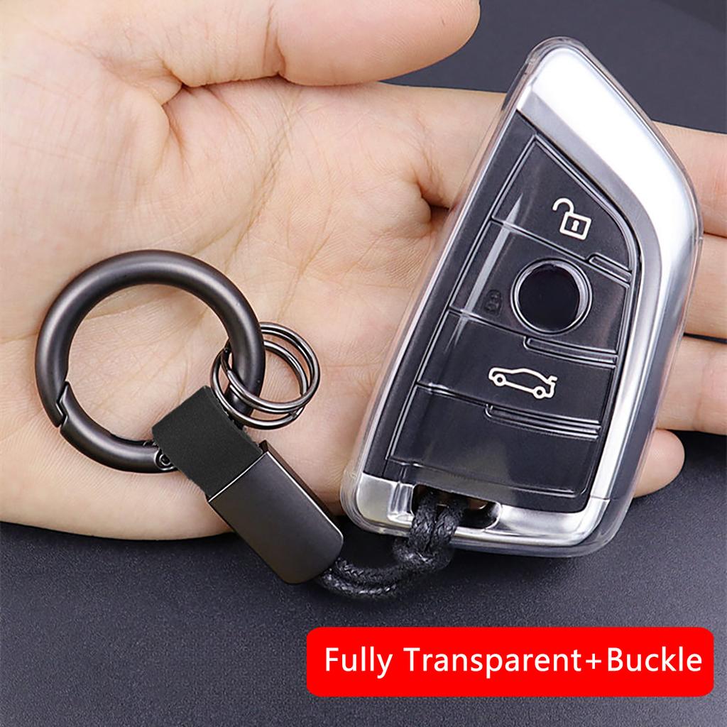 Transparent Key Fob Case Cover Holder For Bmw G42 F40 F44 F45 F46 G42 G20 G21 G22 G23 G26 Accessories
