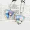 1/2/3Pcs Triangle Keychain Guitar Pick Holder Clear Case Heart Shaped