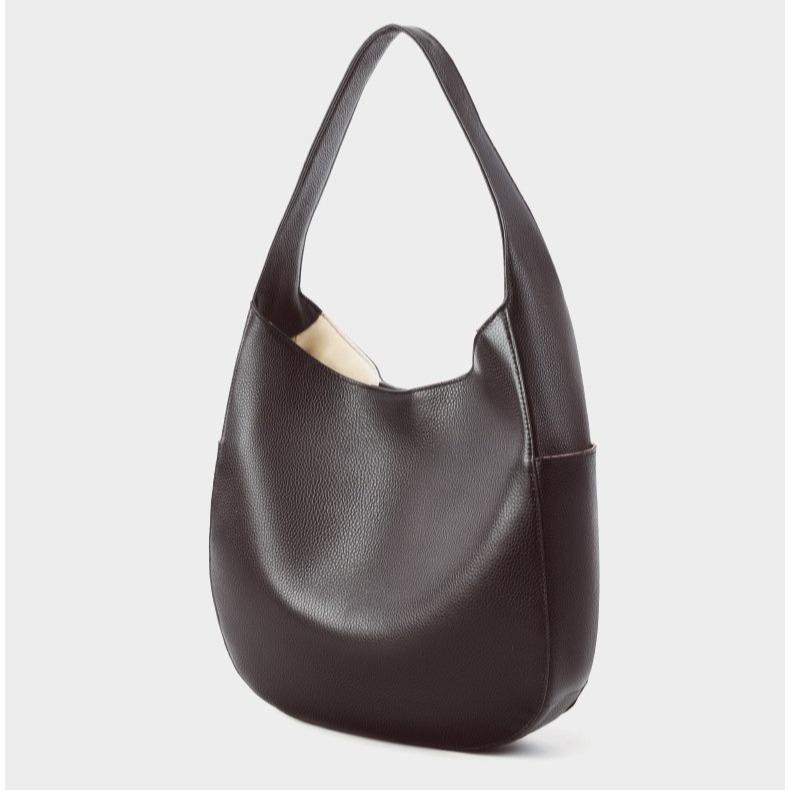 Genuine Leather Underarm Bag, Top-grain Cowhide Tote Bag, Shoulder Bag for Ladies.