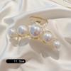 1pc Elegant And Lovely Faux Pearl Hair Claw For Side Bangs And Back Head Summer Claw Clips Hair Clips Hair Jaw Clip Hair Clamps Hair Clutch