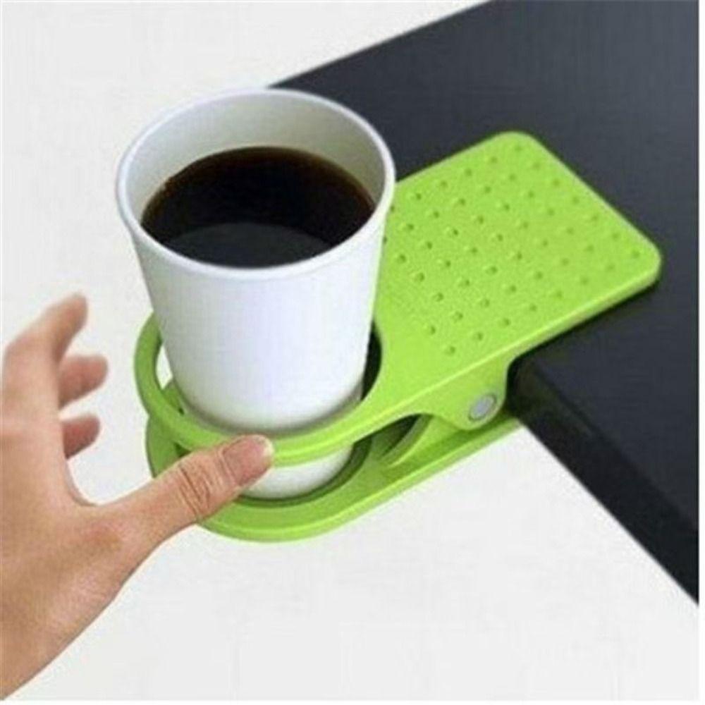 2Pcs Multi-functional Water Bottle Storage Tray Universal Desk Drinks Bracket Office