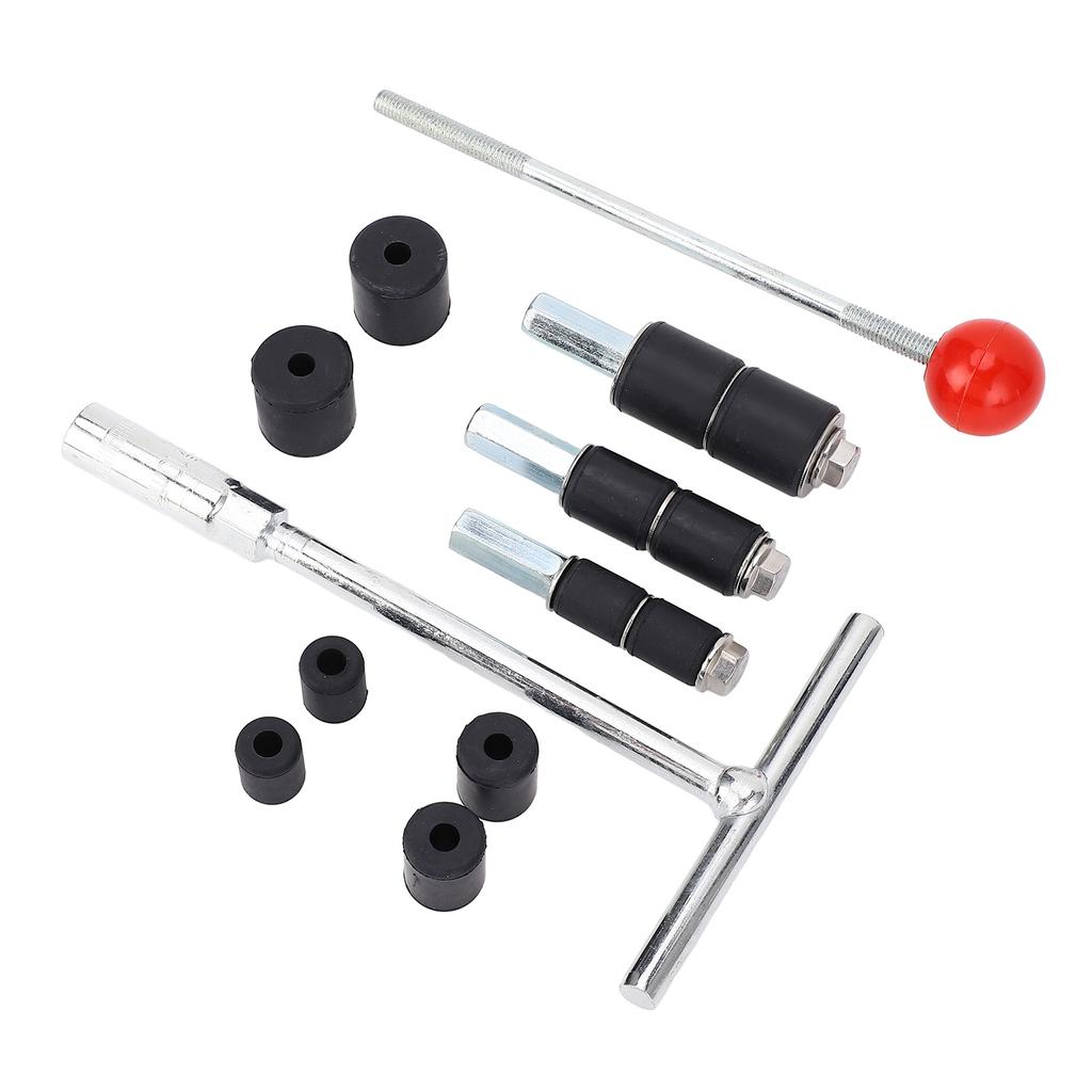 Pipe Water Stopper Kit Rustfritt stål Hot Melt Water Stop Pin Pipe Lekkasje Reparasjonsverktøy med skiftenøkkel 
