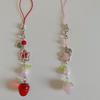 Stylish Keyring Pendant Sweet Phone Charm Perfect for Shopping and Dating