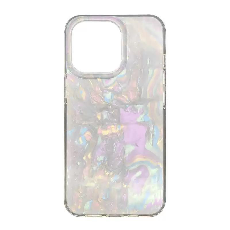 Fashion Dream Rainbow Shell Marble Aurora Soft Silicone Phone Case For Iphone 14 12 13 Pro Max 11 X Xs Xr 8 7 Plus Se Mini Cover