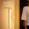 1Pc Wireless Rechargeable Led Motion Sensor Cabinet Light - Ideal For Closet, Kitchen, Wardrobe, Stairs - Battery Operated Night
