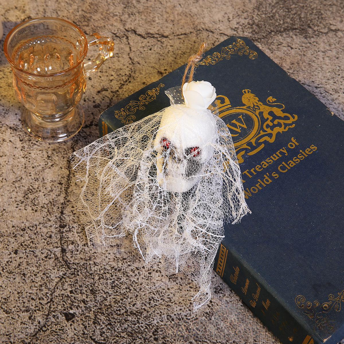 

Halloween Decorations, Ghost Brides, Hanging Ghosts, New Styles, Haunted House Escape Room Decorations, Party Horror Decoration Props, Small Skulls