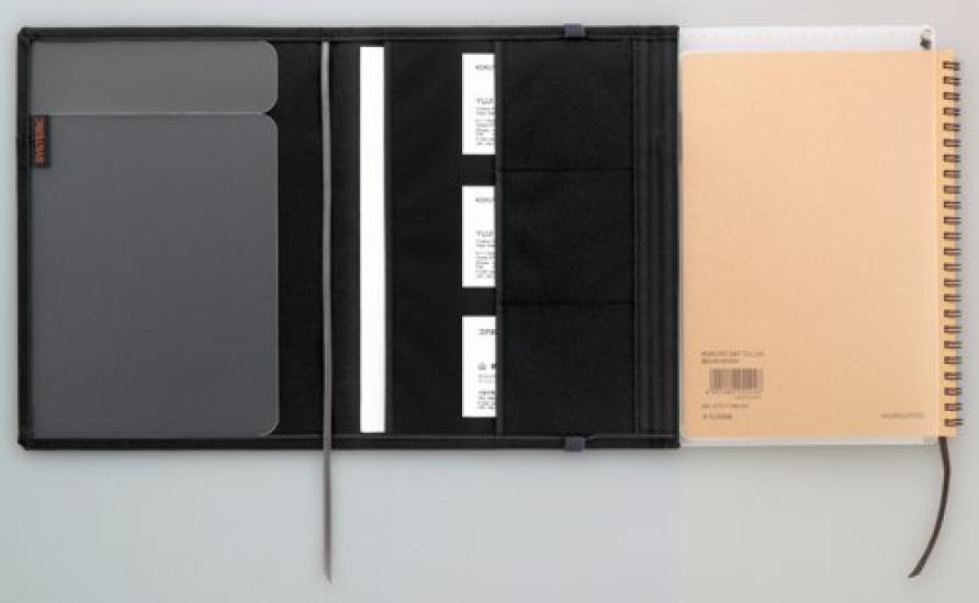 KOKUYO Notebook Systemic Ring Notebook 50 Cover, Compatible, Black, A5, B-ruled, sheets, No. 685B-D