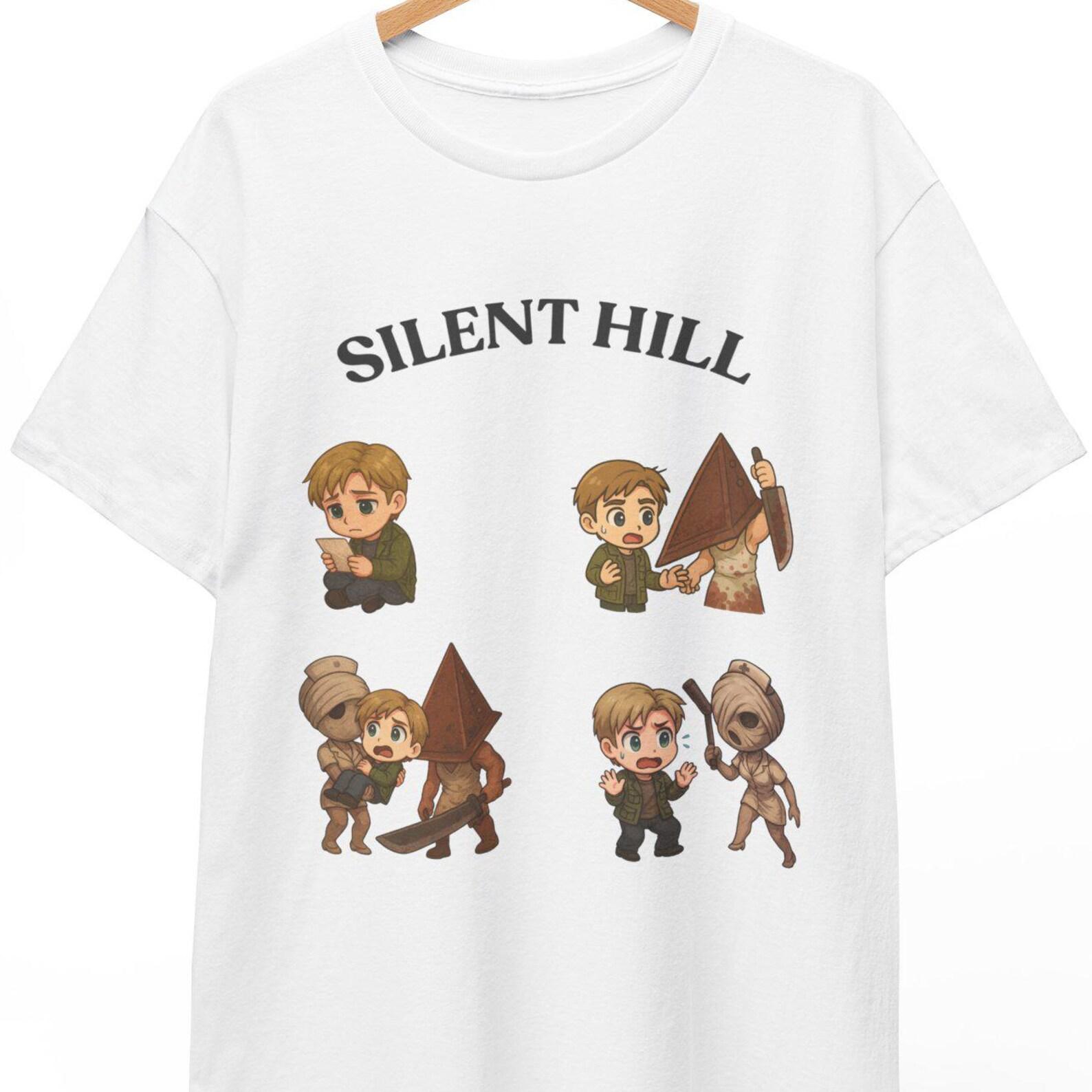 Henry Townshend silent hill poster,JamesSunderland tee,Harry Mason poster, SilentHillshirt,Silent Hill f, Pyramid Head cosplay S