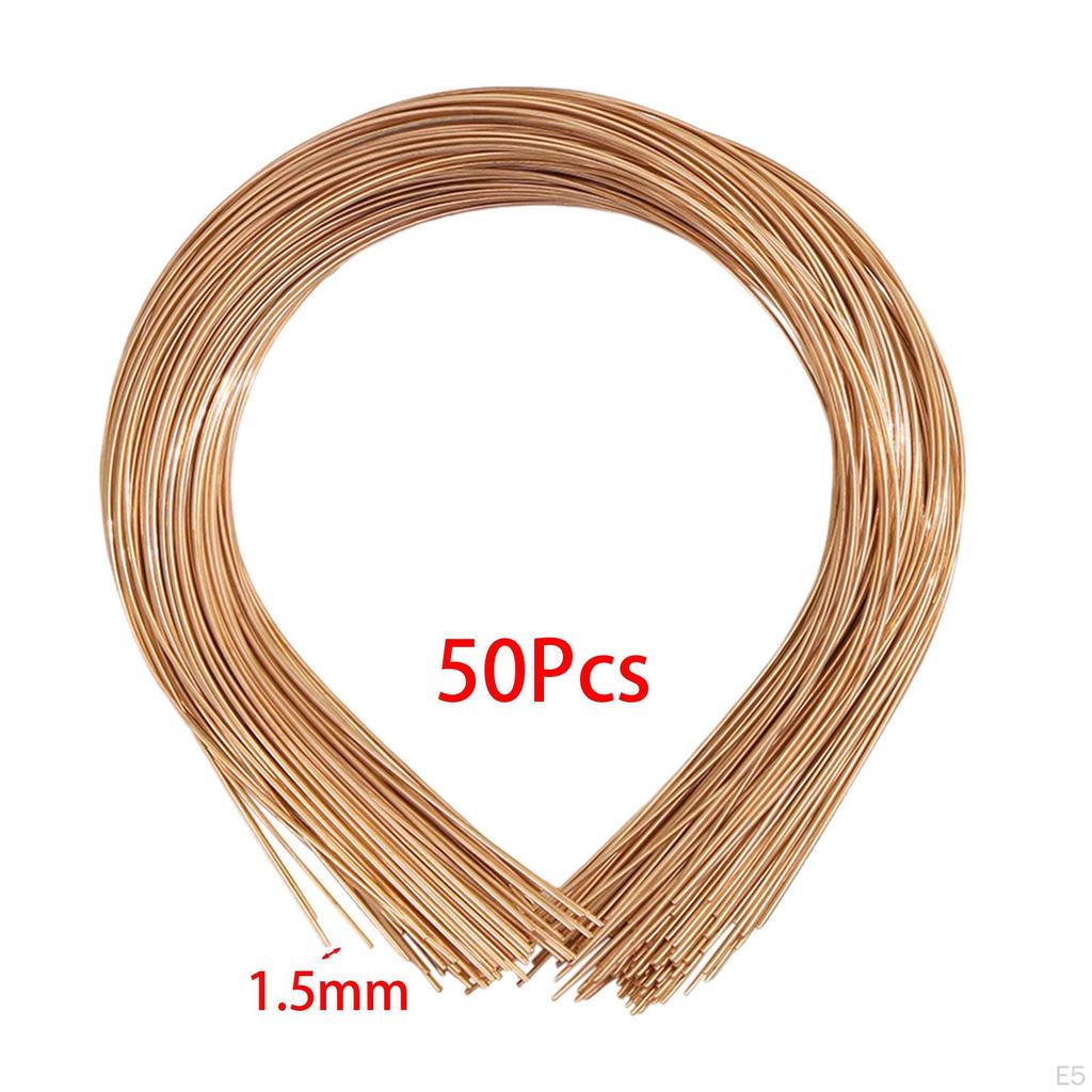 50 Stück Großpackung Dünne Schlichte Leere Draht Metall Stirnbänder 1,5 MM Schlanke Herren Haarspangen, Kopfklemmen,