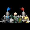 Medieval Military Noble Knights Building Blocks Figures Accessories Helmet Armor Shield Sword MOC Bricks Toys Friends Gifts