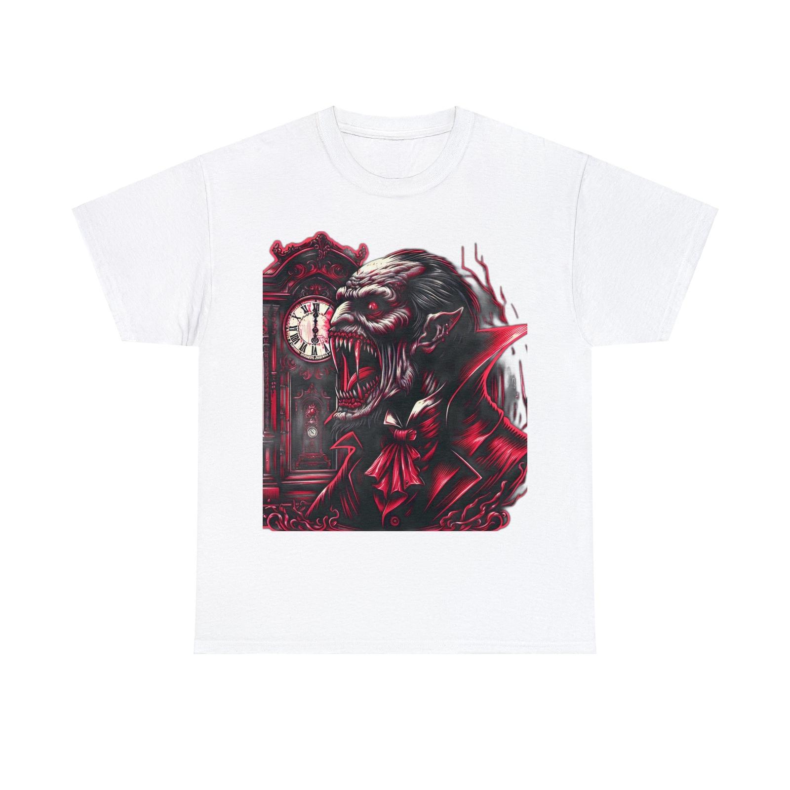 Unisex Adult Graphic T Shirt: Creepy Phantom Vampire Victorian Gothic Art S разноцветный