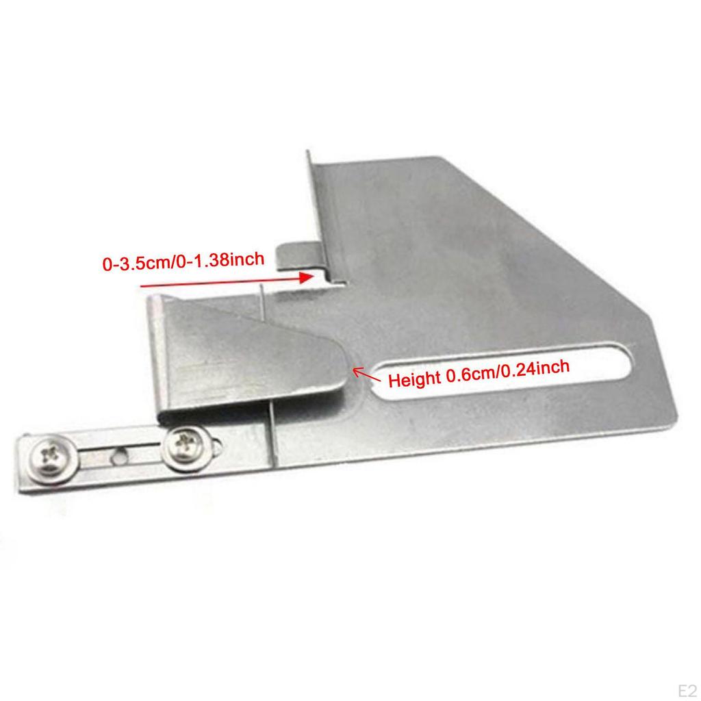 Lap Seam Folder Sewing Machine Presser Foot Adjustable Patchwork for Binder Pull