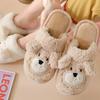 Emotional poodle puppy winter fur living room room shoes warm indoor shoes