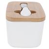 Nádoba na máslo s dřevěným víkem Keramická uzavřená kuchyňská dóza na máslo Zásobník na potraviny