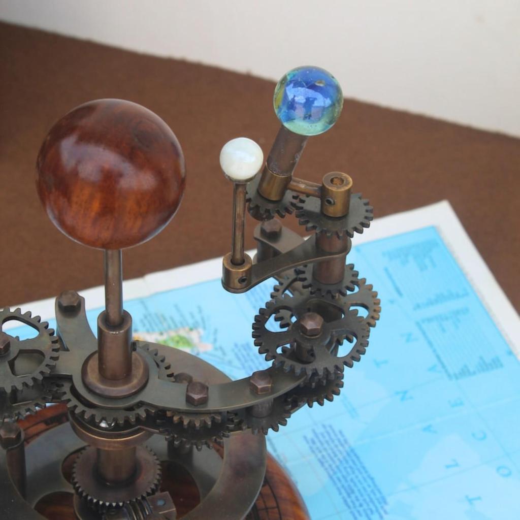 Antique Orrery Vintage Home Decor Solar System Model Perfect Housewarming Gift, Gift for Husband, Tellurion, Elegant Functional Décor
