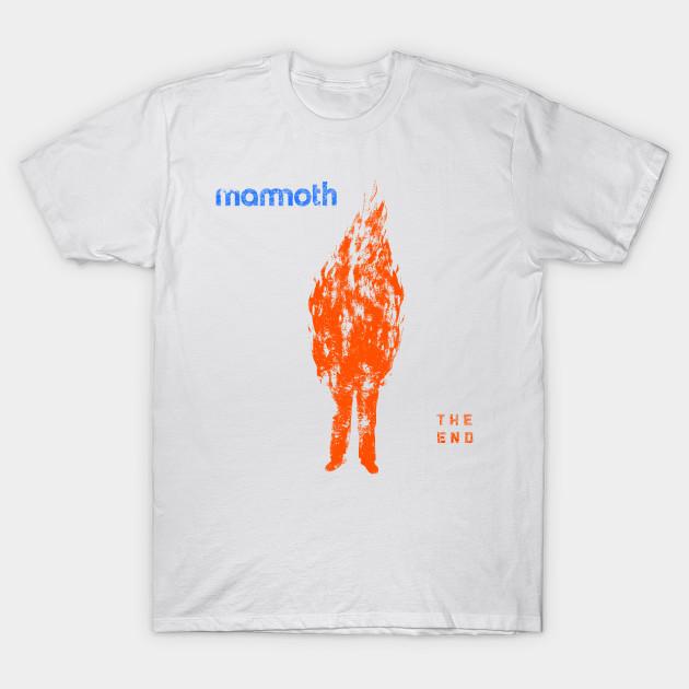 

Men Black Print T-shirt Flame Man Post Grunge No-Cut Transfer Paper Print Cotton Tshirt M білий