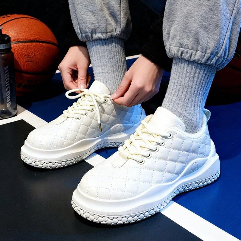 Winter Fluffy Shoes Women's Winter New Fashion Versatile Velvet Bean Warm Cotton Shoes