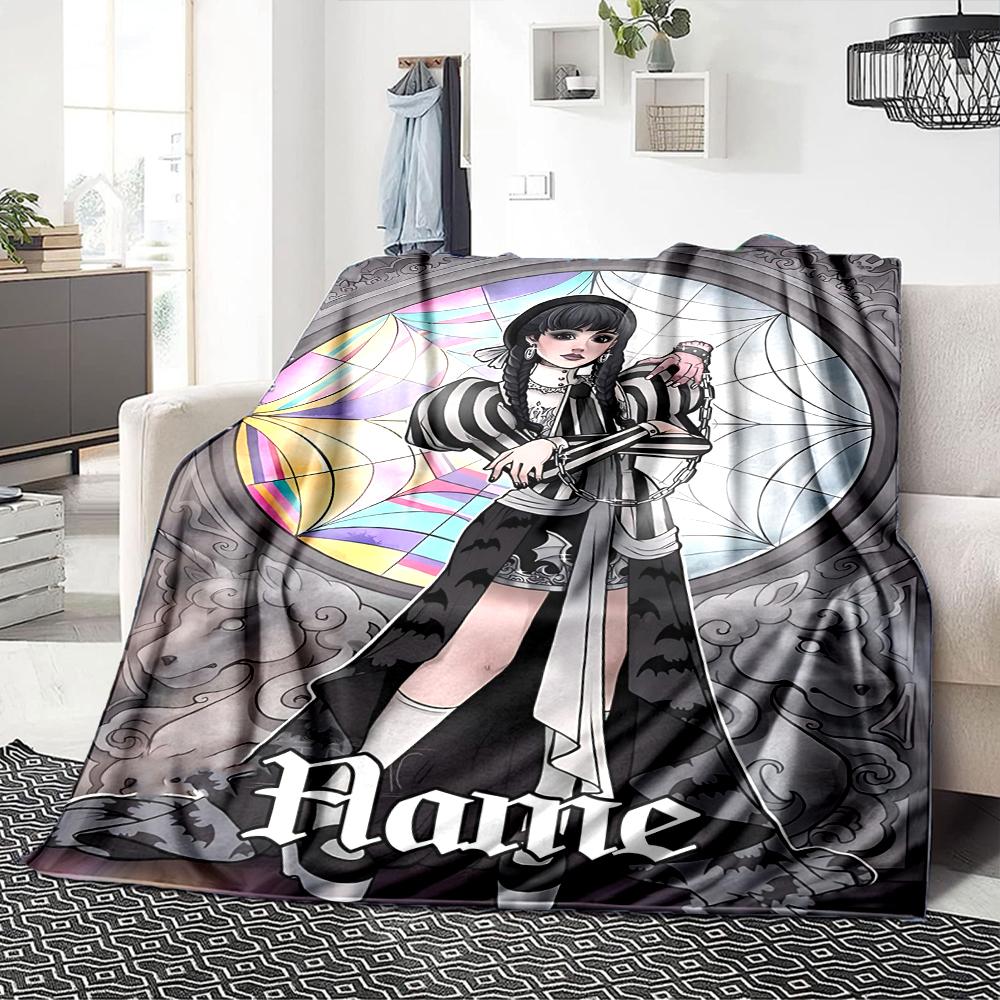 Custom Name Starlit Fashion Journey blanket for Couch & Bed, Plush Cozy Fuzzy Blanket Super Soft & Warm Blankets for Fall and Winter. 0908149