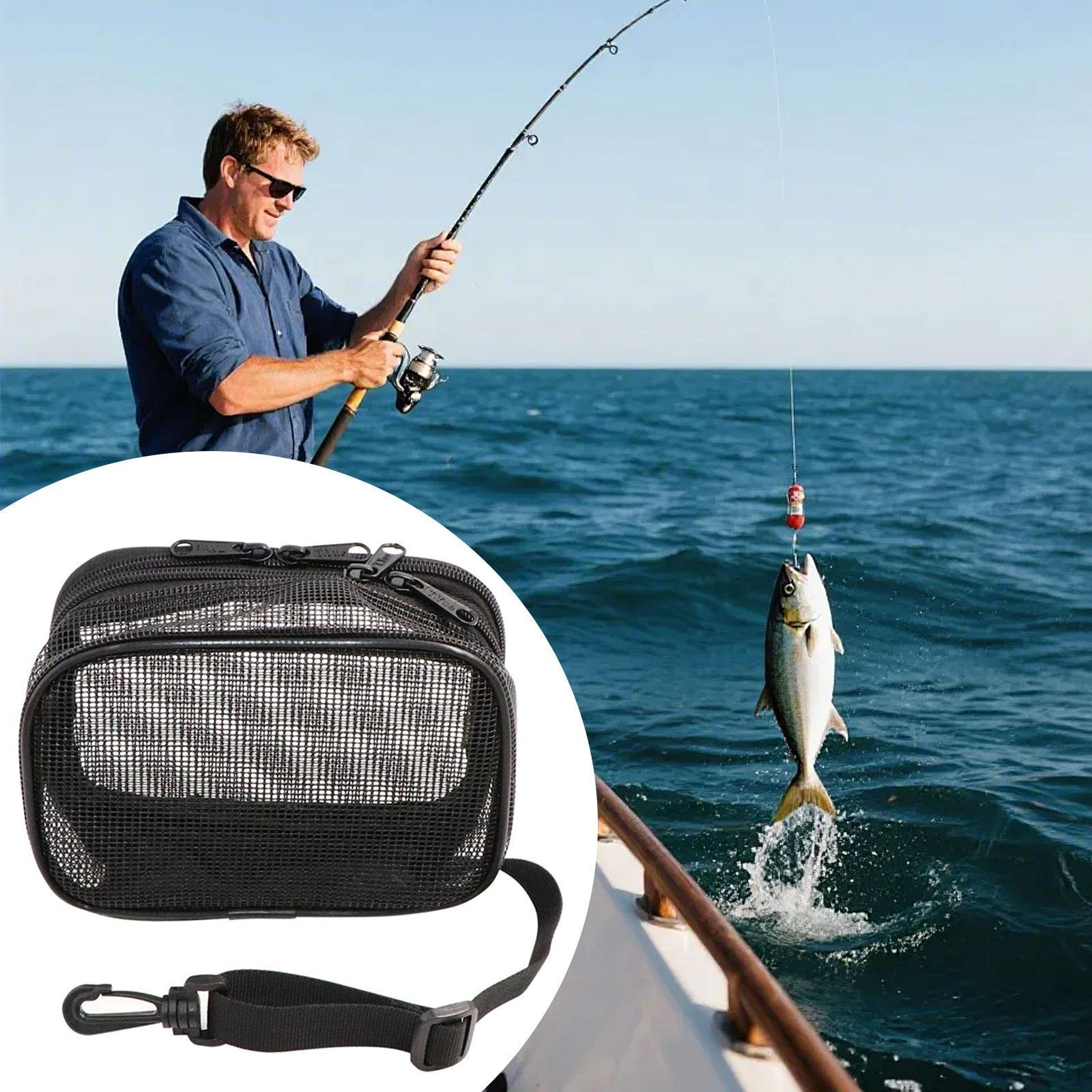 

Чехол для якорного буя, Чехол для рыболовного маркерного буя на молнии, Сумка для хранения приманок Оксфордская ткань Морской M