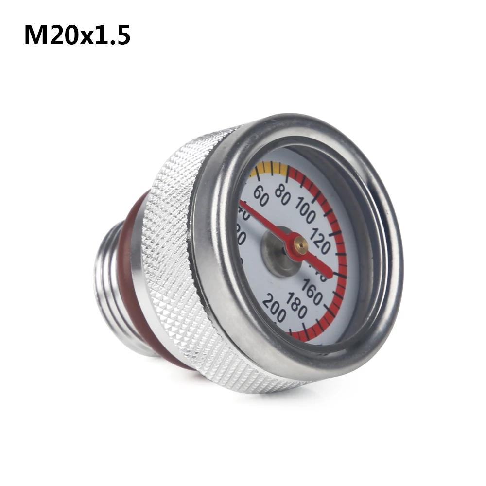For Haojue TR300 / Harley-davidson X350 Moto accessories M20x1.5 Motorbike Oil Gauge Oil Temperature Gauge Engine Gauge parts серебряный