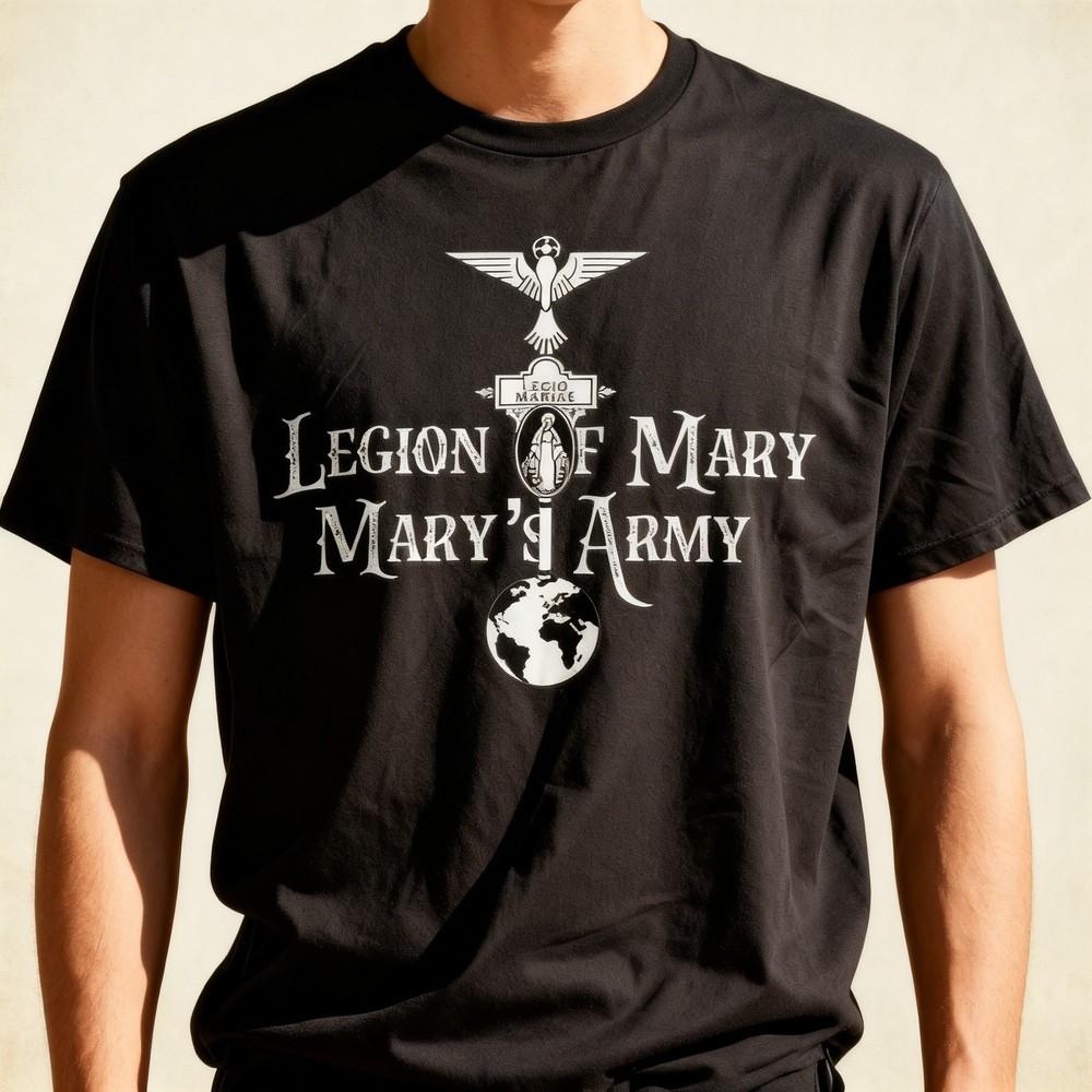 New folderNEW LIMITED Legion Of Mary Mary039s Army Our Lady Catholic TShirt Unisex T-Shirt M