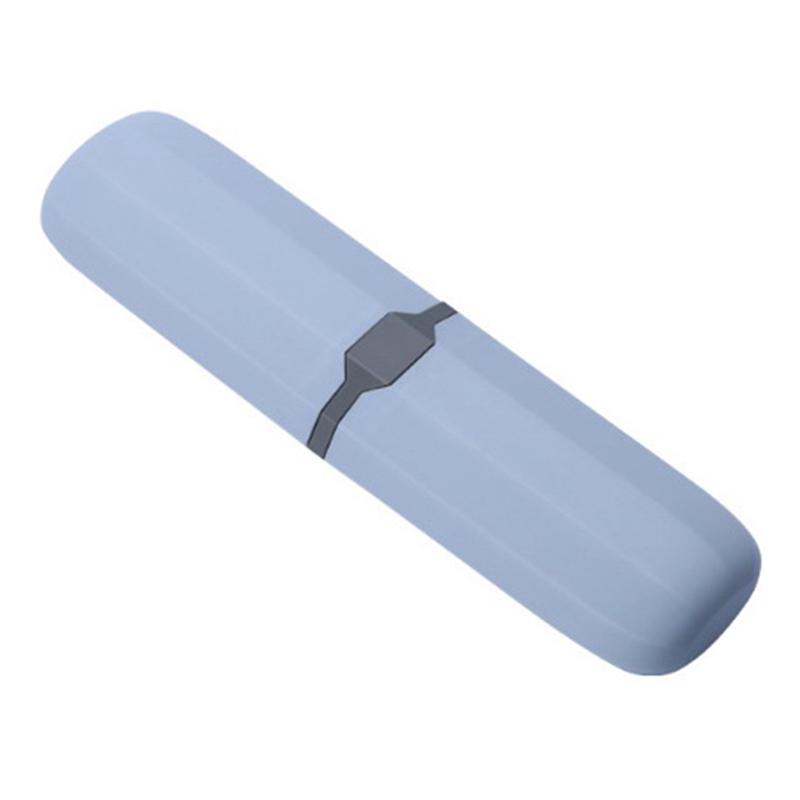 

Чехол для зубной щетки, держатель, дорожный походный чехол для зубной щетки, контейнер для хранения синий