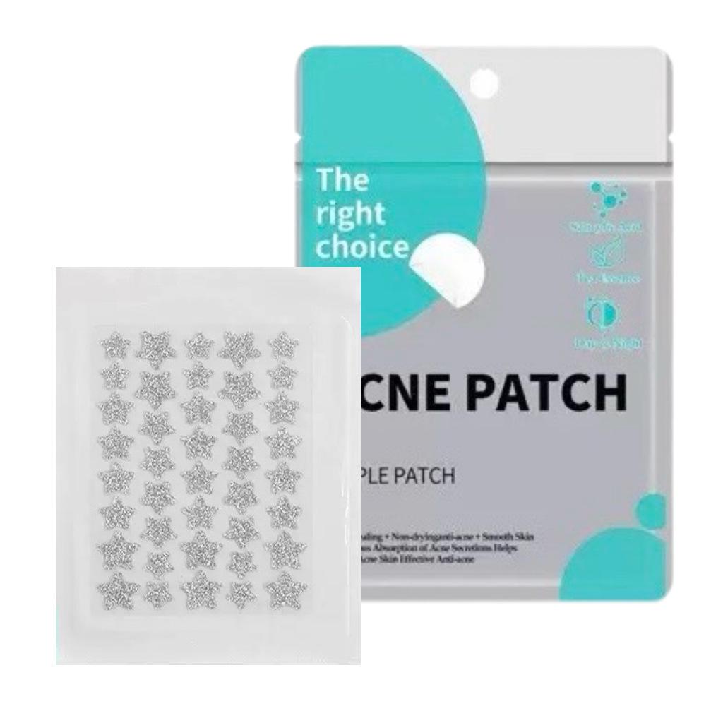 Official Star Acne Patches - 40 Clear, Invisible Hydrocolloid Patches for Pimple Absorption