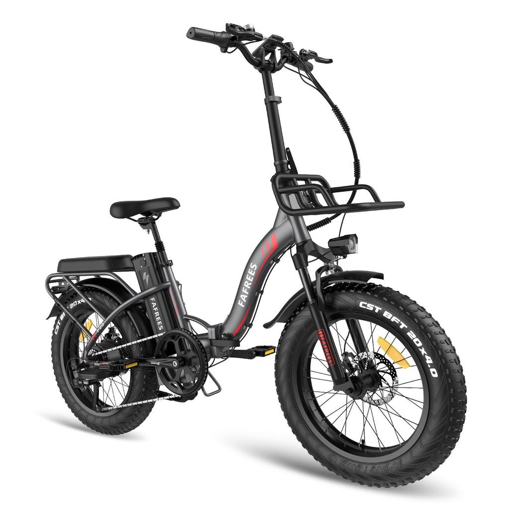 Electric Bicycle Fafrees F20 Max 500W Motor Foldable Electric Bike 48V 30AH 20"x4.0" Tire Adult E-Bike Top Speed 45Km/h Lcd Display