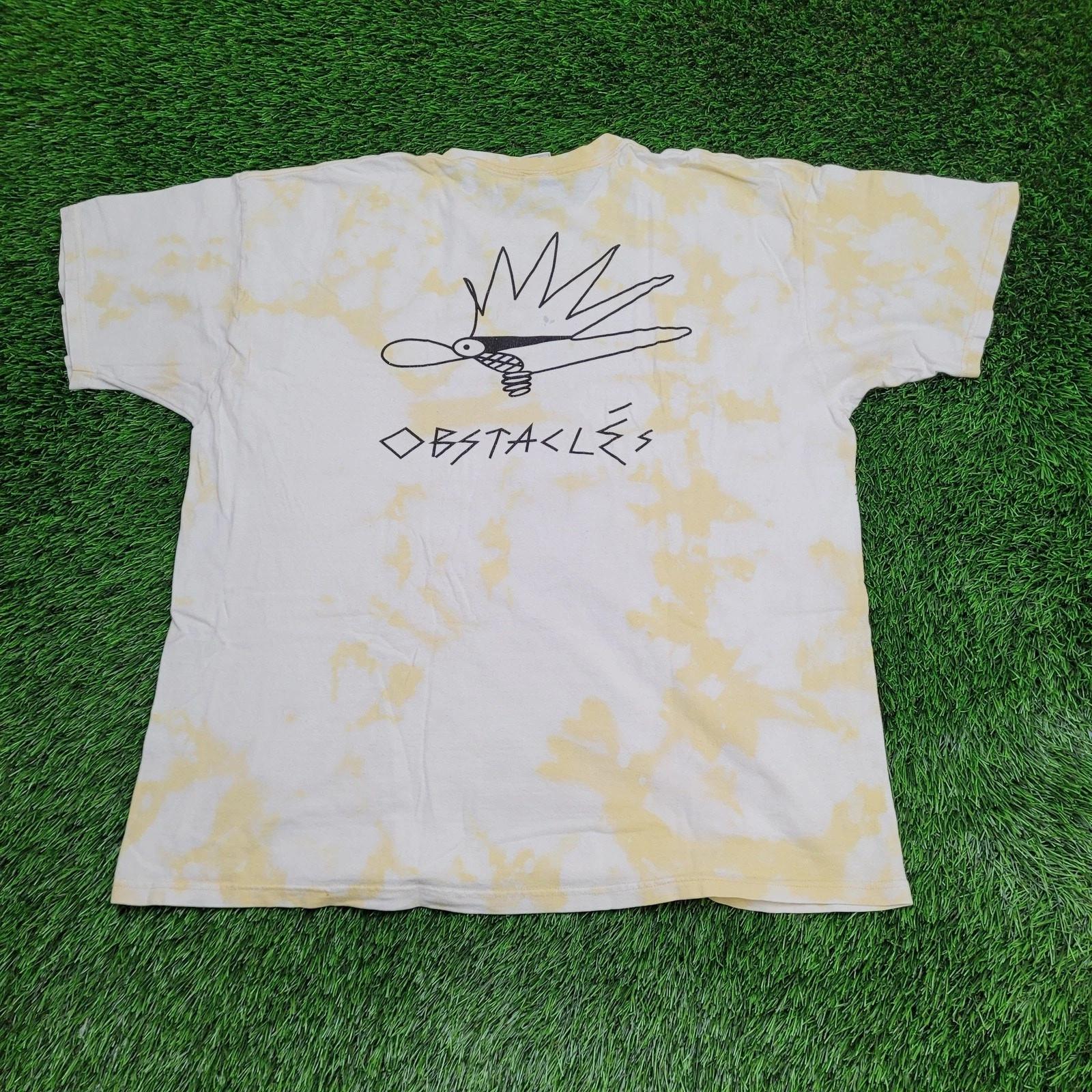 

Vintage 90s No Wimps Bandit Robber Obstacles Tie-Dye Shirt 2XL 25x29 S