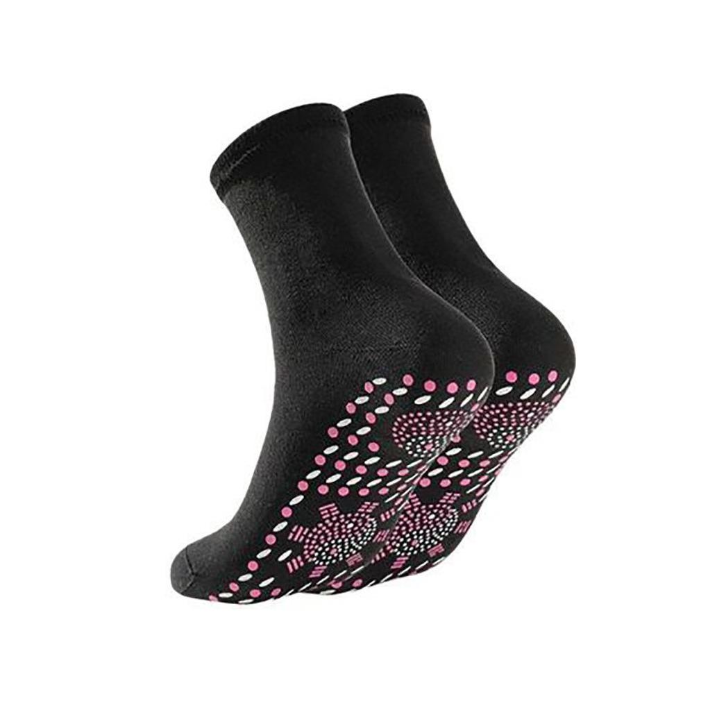 1 Pair Thermal Socks Foot Warmer Cotton Fine Workmanship Safety Massage Tool Household Multifunctional Supple To Washable
