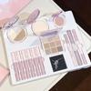Makeup set 14 cosmetic items beginner-friendly waterproof sweat-resistant lip eyeshadow eyeliner blush shading gift.