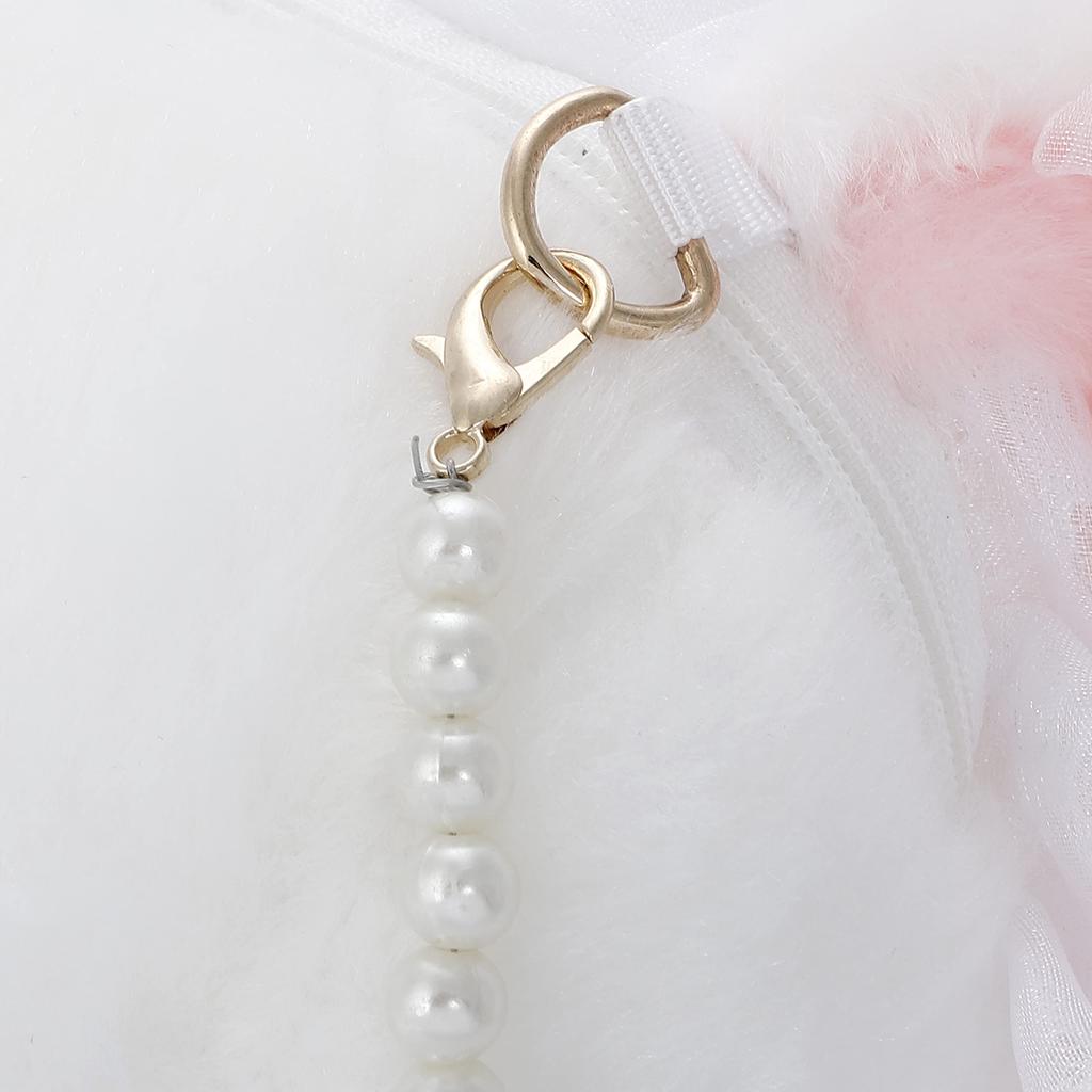 Harujio Damen SchultertaschePouch, Hasendesign, Verträumt, Kränklich, Plüsch, Lolita, Landminenstil, Massenware, Mädchenhaft, Gothic Lolita, Menhera Stil,