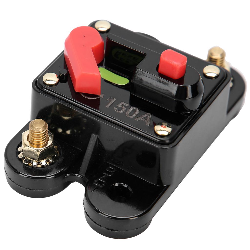 12-24V DC Leitungsschutzschalter Sicherung Wechselrichter mit manuellem Reset für Auto-Audiosystem Boot LKW 150A