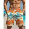 Kokospalmen 3D-gedruckte Badeshorts Palmen-Grafik Boardshorts für den Sommer Harajuku Hawaiianisch Coole Badehosen