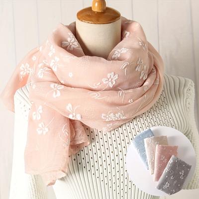 Spain Brand Spring Women Scarf Fashion Soft Thin Long Silk Scarves Cotton Winter Shawl Lady Pashmina Bandanas Foulard Hijab