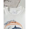European Sizes Crew Neck Fashion Sweatshirt with Swordfish Jumping Over Ocean Waves, Autumn Winter Long-Sleeved Top for Young Girls.
