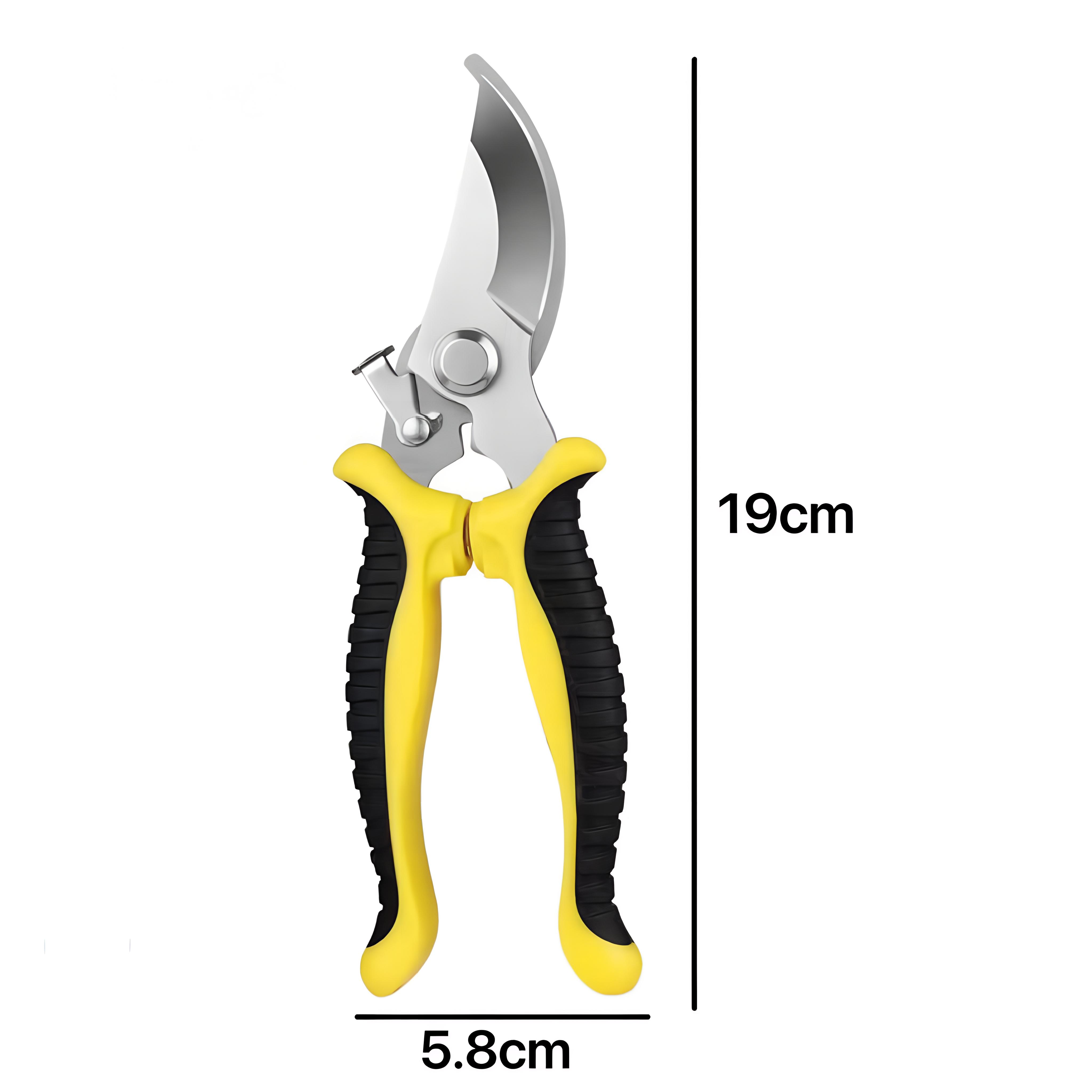 

Секатор садовые ножницы Профессиональная обрезка фруктовых деревьев Трудосберегающие машинки для стрижки цветочных деревьев Обрезка фруктовых ветвей Инструменты для прививки 1 pc жёлтый