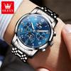 OLEVS Original Automatic Mechanical Watch for Men 24 Hour Moon Phase Waterproof Calendar Business Luxury Men's Wristwatches 6692
