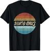Santa Cruz California Sunset 70s 80s Vintage T-Shirt – Retro Beach Tee