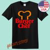 Burger Chef Men's Black Size S-5XL