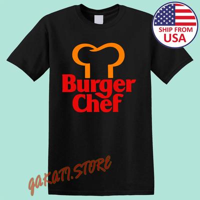 Burger Chef Men's Black Size S-5XL
