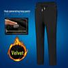 Shenbaolai Men's Fleece-Lined Casual Thermal Pants