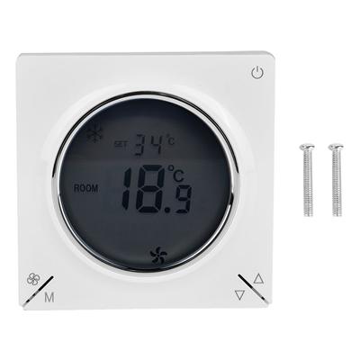 Termostato Central LCD para Fancoil de Aire Acondicionado, Refrigeración, Calefacción, Controlador de Temperatura Ambiente