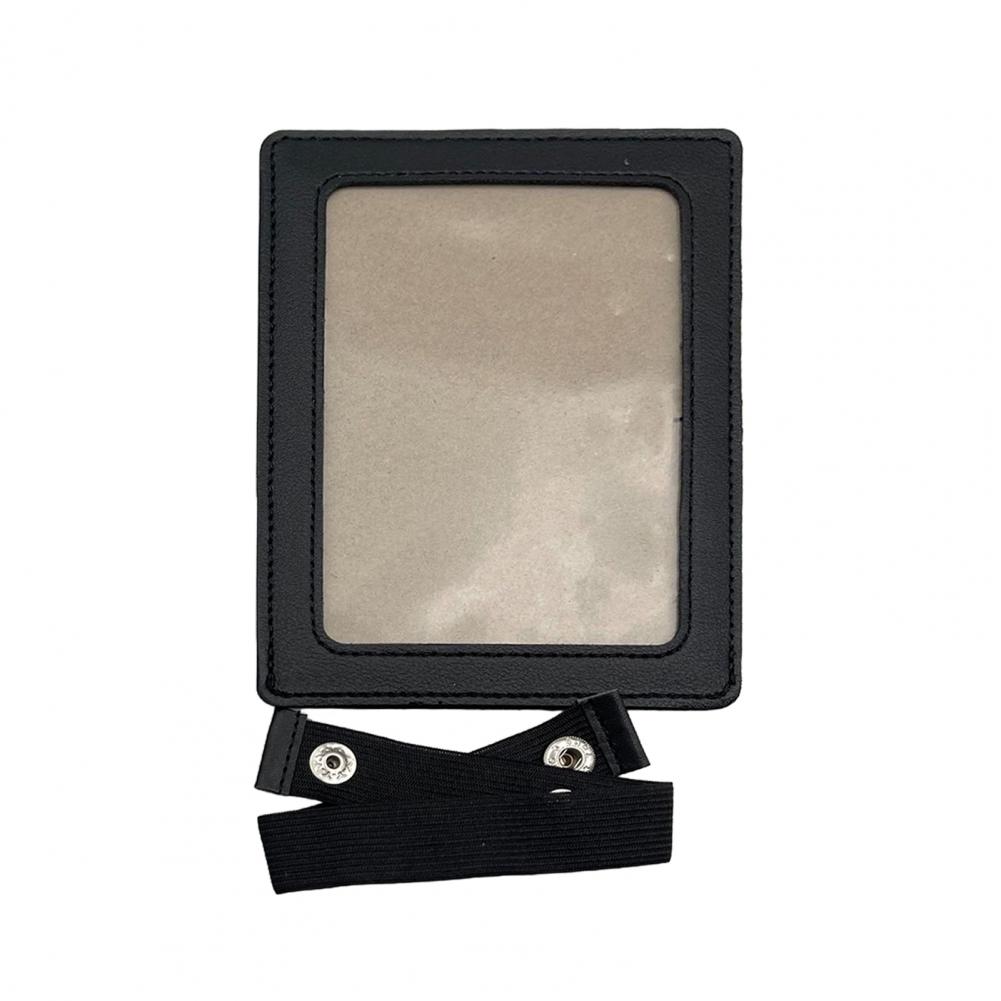 Car Picture Frame Faux Leather Vehicle Sun Visor Photo Holder for Car Display Your Photographs Both Vertically And Horizontally