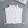 Girls Bowknots Lapel Shirt Detachable Collar Autumn Sweater Blouse Women Fake Collar Girls Removable Shirt Neck False Collar